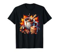 Fall Sweet Fall Coffee Mug with Walnuts Pancakes Cute Autumn Maglietta