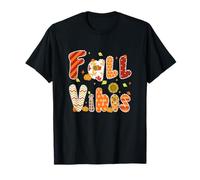 Fall Vibes Design Autunnale per Uomo Donna tranquilla Passeggiata nella Foresta Maglietta