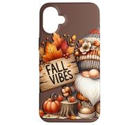 Fall Vibes Graphic For Women Men And Kids Cute Pumpkin Fall Custodia per iPhone 16 Plus