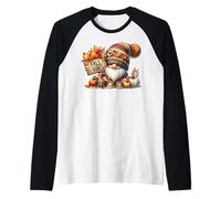 Fall Vibes Graphic for Women Men And Kids Cute Pumpkin Fall Maglia con Maniche Raglan