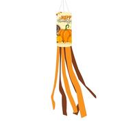 Fall Windsock - Decorazione di Windsock del Ringraziamento | Decorazione di Winsoock Poliestere Falls | Autumn Wiindsocks Ringraziamento Outdoor | Decorazione festiva autunno esterna per finestra