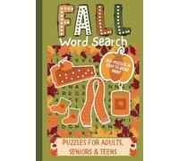 Fall Word Search Book: Word Searches with Easy-to-Read Print about Fall, Thanksgiving, Cozy Hobbies & More | 6x9" 110 Pages | 50+ Puzzles...for Vacations, Travel & Spare Time