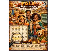 Fall Word Search Puzzle Book for Adults: 100 Cozy Autumn-Themed Puzzles | Easy to Hard Difficulty | Pumpkin, Harvest, Halloween & Thanksgiving Words | Relaxing Brain Games