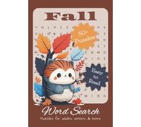 Fall Word Search Puzzle Book: Word Searches with Easy to Read Print about Fall, Autumn, Cozy Campfire, and More | 6x9 inches, 110 pages | 50+ Puzzles ... Gift for Vacations, Holidays, and Leisure Time