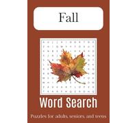Fall word Search Puzzle Book: Word Searches with Easy to Read Print about Fall, Winter, Nature and More | 6x9 inches, 110 pages | 50+ Puzzles … Gift for Vacations, Holidays, and Free Time