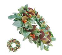 Fall Wreath,18,9 pollici Seasonal Decorations | for Outdoor Indoor Wall Window Fireplace Thanksgiving Holiday Farmhouse