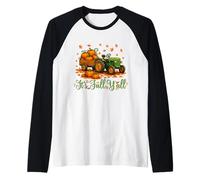 Fall Y’all Pumpkin Truck Autumn Tree Hello Fall Maglia con Maniche Raglan