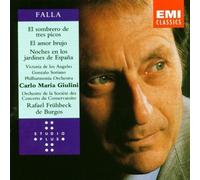 Falla, M. De - de Falla: El Amor Brujo / Sombrero de tres picos (Three-Cornered Hat) / Noches en los jardines de Espa? ( Nights in the Gardens of Spain) ~ Giulini by Falla, M. De (1993-08-17)