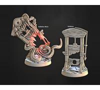 Fallbeil Mimica Miniatura Set Encounter Ghigliottina Figura per Ttrpg's Wie D 5e