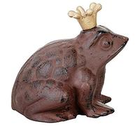 Esschert Design Ranocchio Decorazione Cast Ghisa Figura Ferro Corona -klein