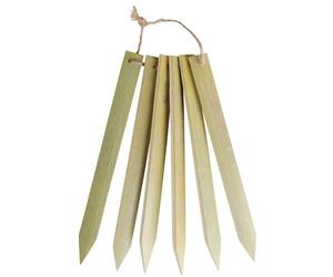 Fallen Fruits Etichette per Piante, in Fibra di bambù, Confezione da 6