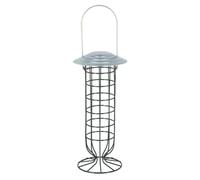 Fallen Fruits FB305 Suet - Dispenser per palline in piedi con tetto in zinco, colore: Verde scuro