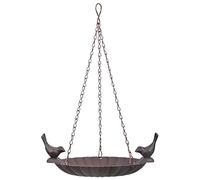 Fallen Fruits FB377 Ltd - Bagno sospeso con 2 uccelli, colore: Marrone
