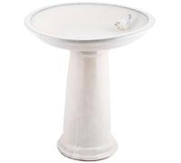 Fallen Fruits Ltd - Bagno in Ceramica per Uccelli, Colore: Crema