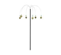 Fallen Fruits Ltd - Mangiatoia per uccelli, retrattile, colore: Marrone