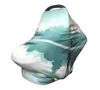 Fallen leaves on a quiet lake Versatile copertura per passeggino o allattamento, appositamente progettata per il tuo bambino