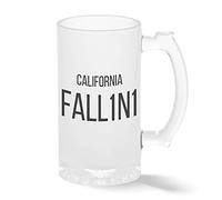 Fallen One Lucifer License Plate Morningstar Show Trasparente tazza di birra Stein 0.5L