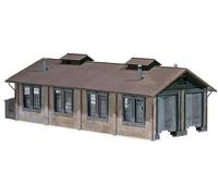 Faller 120165 2 stallo Motore capannone Ho Scale Building Kit, Bianco/Opulent Garden