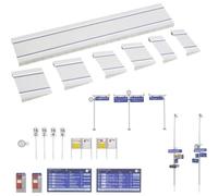 Faller 120202 Piattaforma ferroviaria moderna con accessori H0