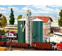 Faller - Modello di Edificio Industriale in Scala ferrovia 1: 148 (H0 Fa DOPPELSILOS F120260)