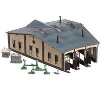 Faller 120277 - Deposito per Locomotive con organi di Trasmissione in Miniatura per modellismo