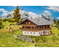 FALLER Fa 130554 Alpenhof, Accessori per modellismo, modellismo, 179 x 156 x 115 mm, Bianco, Grigio e Marrone