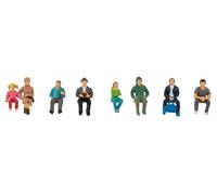 FALLER 151617 Scala HO Persone sedute (senza panchine) 8 figure