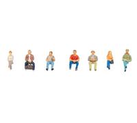 FALLER 151662 Scala HO Persone sedute in attesa (7 figure)