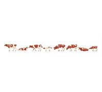 FALLER 151903 Scala HO Mucche marroni (8 pezzi)