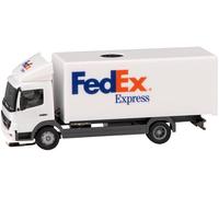 FALLER 161315 - Car System Digital Camion MB Atego FedEx (HERPA) - Traccia: H0 - Veicoli per modellini ferroviari - Scala: 1:87