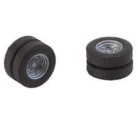 Faller 163112 2 Ruote Complete (Pneumatici Gemelli) per Vigili del Fuoco, Multicolore