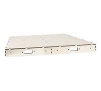 Faller 170100 - Base per impianti, 1 m x 0,5 m, in legno, 1 pezzo