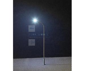 FALLER 180100 - Set 3 lampioni a un braccio luce fredda. Scala H0 1:87