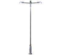 Faller 180103 H0 Lampione doppia Modello pronto, già assemblato 3 pz.