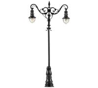 Faller 180106 H0 Lampione per parco doppia Modello pronto, già assemblato 3 pz