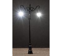 FALLER 180106 Scala HO Lampione antico a doppia luce (LED bianco freddo)-3 pezzi
