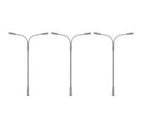 Faller 180120 H0 Lampione stradale doppia Modello pronto, già assemblato 3 pz.