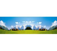 FALLER 180513 - Sfondo paesaggio con montagne. 320 X 97 cm