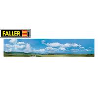 Fondale per modellismo ferroviario h0 schwarzwald-baar faller 180514 3000 mm x