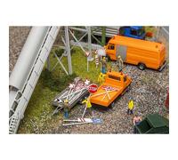 FALLER Fa 180534 - Set di segnali stradali, Accessori per modellismo, Colore: Bianco
