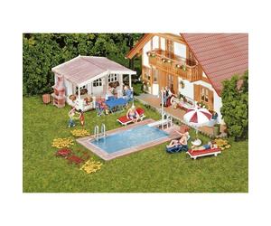 Faller 180542 Swimming pool casetta da giardino H0