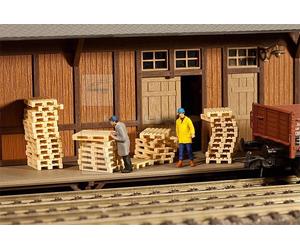 FALLER 180612 - Kit di montaggio 60 bancali , scala H0 1:87