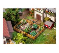 Faller 181276 - Giardino Decorativo con Fiori e cespugli, Multicolore