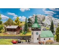 FALLER 190202 Scala HO Set rifugio e chiesetta svizzeri - edizione limitata