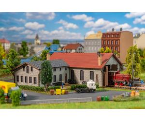 FALLER 222106 Scala N Rimessa locomotive a due stalli con officina