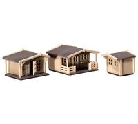 Faller 232209-3 Case con Giardino