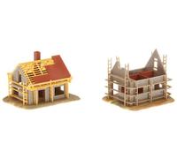 FALLER 232223-2 cottage in costruzione, colore legno