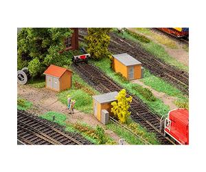 Faller 3 stazioni di trasformazione in Mattoni