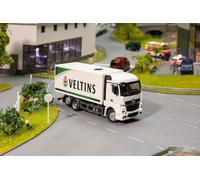 Faller Car System 161320 - Car System Digital Camion MB Actros Streamspace Struttura Baule Veltins Bevande (HERPA) - Distanza corsiale H0