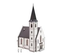 Faller Chiesa di Paese - Miniatura di Chiesa di Paese per Bambino e Ragazzo, Colore Bianco, 24 x 12.9 x 34 cm